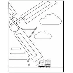 Ollie and Moon - Free printable coloring pages