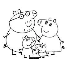 Peppa Pig - Free printable coloring pages