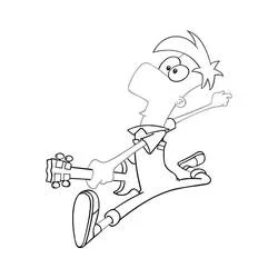 Phineas and Ferb - Free printable coloring pages