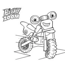 Ricky Zoom - Free printable coloring pages