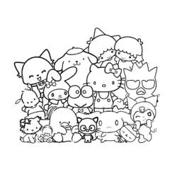 Sanrio - Free printable coloring pages