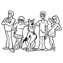 Scooby doo - Free printable coloring pages
