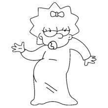 Simpsons - Free printable coloring pages