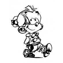 Spirou - Free printable coloring pages