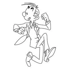 Spirou and Fantasio - Free printable coloring pages