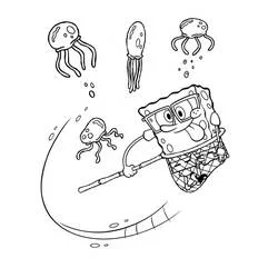 SpongeBob SquarePants - Free printable coloring pages