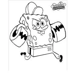 SpongeBob SquarePants coloring page #195148 to print and color