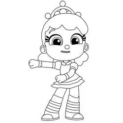 Talia and the Rainbow Kingdom - Free printable coloring pages