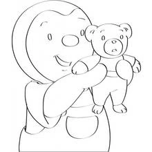 Free Tchoupi and Doudou (Cartoons and Animated Shows) coloring sheet #34085 to download and print