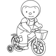 Color this Tchoupi and Doudou (Cartoons and Animated Shows) printable page #34090 with your favorite tools