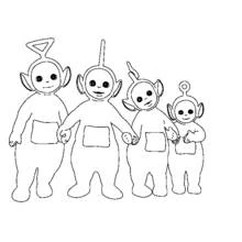 Color this Teletubbies (Cartoons and Animated Shows) printable page #49676 with your favorite tools