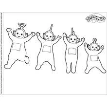 Teletubbies (Cartoons and Animated Shows) line art #49762 to print and color for free