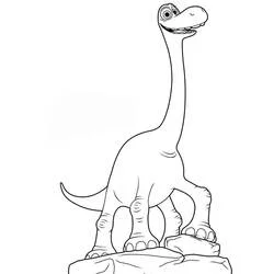 The Good Dinosaur - Free printable coloring pages