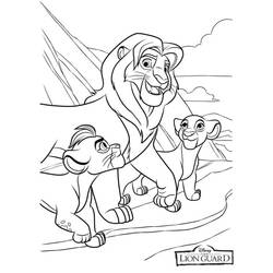 Printable The Lion Guard (Cartoons and Animated Shows) coloring picture #197274 for creative fun
