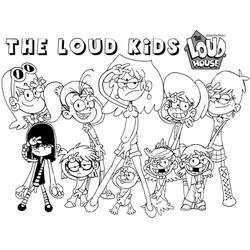 The Loud House - Free printable coloring pages