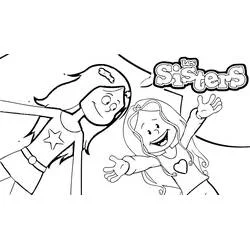 The Sisters - Free printable coloring pages