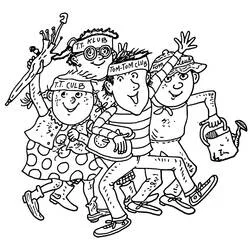Tom-Tom and Nana - Free printable coloring pages