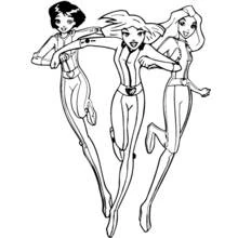 Totally Spies - Free printable coloring pages