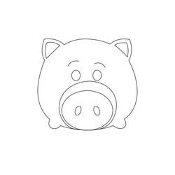 Tsum Tsum - Free printable coloring pages