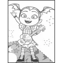 Free Vampirina (Cartoons and Animated Shows) coloring sheet #198602 to download and print