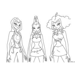 Winx coloring page #180544 to print and color