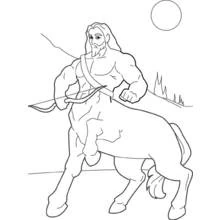 Centaur - Free printable coloring pages