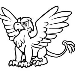 Griffin - Free printable coloring pages