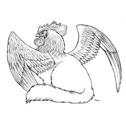 Griffin - Free printable coloring pages