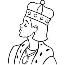 King - Free printable coloring pages