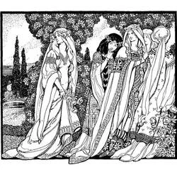 Middle Ages - Free printable coloring pages