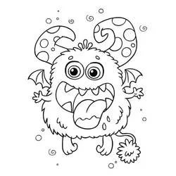 Monster - Free printable coloring pages