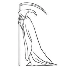 The Death - Free printable coloring pages