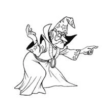 Wizard - Free printable coloring pages