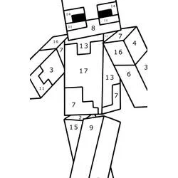Minecraft Color by Numbers (Color by Number) coloring page #177927, free to print at home