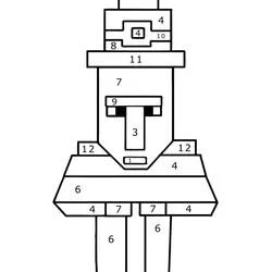 Free Minecraft Color by Numbers (Color by Number) coloring sheet #177929 to download and print