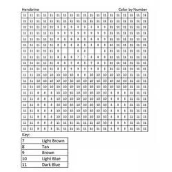 Printable Minecraft Color by Numbers (Color by Number) coloring picture #177934 for creative fun