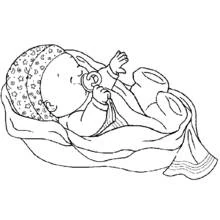 Baby - Free printable coloring pages