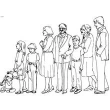 Family - Free printable coloring pages