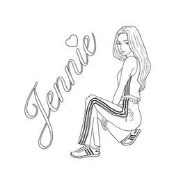 BLACKPINK - Free printable coloring pages