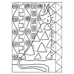Gustav Klimt - Free printable coloring pages