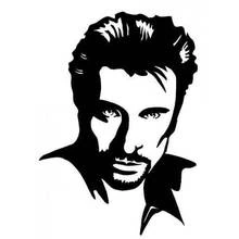 Johnny Hallyday - Free printable coloring pages