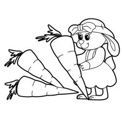 Carrot - Free printable coloring pages