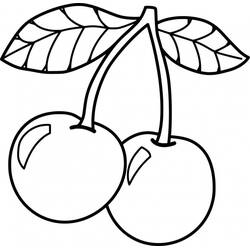 Cherry - Free printable coloring pages