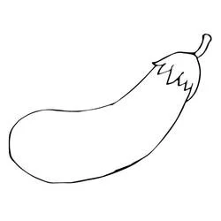 Eggplant - Free printable coloring pages