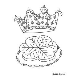 Kings Cake - Free printable coloring pages