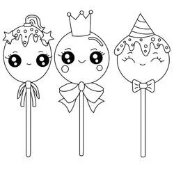Lollipop - Free printable coloring pages