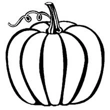 Pumpkin - Free printable coloring pages