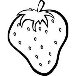 Strawberry - Free printable coloring pages