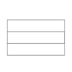 Flag of Armenia with three horizontal bands coloring page