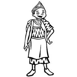 Cameroon - Free printable coloring pages
